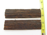 Vintage 4.8 x 1.25 India Sambar Stag Scale Slab Knife Making Handle Grip Blank