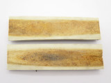 Vintage 4.8 x 1.25 India Sambar Stag Scale Slab Knife Making Handle Grip Blank