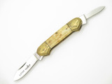 Vintage 1980s Parker Imai Seki Japan 3" S-A Bone Canoe Folding Pocket Knife