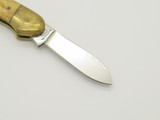 Vintage 1980s Parker Imai Seki Japan 3" S-A Bone Canoe Folding Pocket Knife