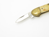 Vintage 1980s Parker Imai Seki Japan 3" S-A Bone Canoe Folding Pocket Knife