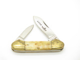 Vintage 1980s Parker Imai Seki Japan 3" S-A Bone Canoe Folding Pocket Knife