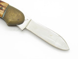 Vintage 1980s Parker Imai Seki Japan 3" S-B Bone Canoe Folding Pocket Knife