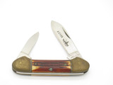 Vintage 1980s Parker Imai Seki Japan 3" S-B Bone Canoe Folding Pocket Knife