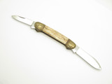Vintage 1980s Parker Imai Seki Japan 3.75" S-B Bone Canoe Folding Pocket Knife