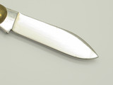 Vintage 1980s Parker Imai Seki Japan 3.75" S-B Bone Canoe Folding Pocket Knife
