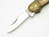 Vintage 1980s Parker Imai Seki Japan 3.75" S-B Bone Canoe Folding Pocket Knife