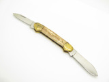 Vintage 1980s Parker Imai Seki Japan 3.75" S-C Bone Canoe Folding Pocket Knife
