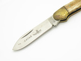 Vintage 1980s Parker Imai Seki Japan 3.75" S-D Bone Canoe Folding Pocket Knife
