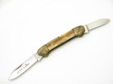Vintage 1980s Parker Imai Seki Japan 3.75" S-G Bone Canoe Folding Pocket Knife