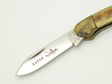 Vintage 1980s Parker Imai Seki Japan 3.75" S-G Bone Canoe Folding Pocket Knife