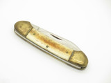 Vintage 1980s Parker Imai Seki Japan 3.75" S-G Bone Canoe Folding Pocket Knife