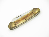 Vintage 1980s Parker Imai Seki Japan 3.75" S-G Bone Canoe Folding Pocket Knife