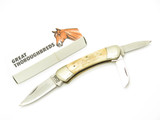 Vintage 1980s Parker Imai Seki Japan 3.5" Bone Whittler Folding Pocket Knife