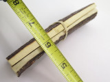 Vintage 4.8 x 1.3 India Sambar Stag Scale Slab Knife Making Handle Grip Craft Blank