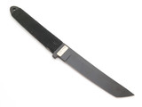 Vintage 1980s Seki Japan (Fukuta Parker) Prototype Black Tanto Fixed Blade Knife