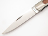 Vintage Moki 610J Seki Japan Burlwood Folding Lockback pocket Knife