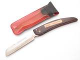 Vintage 1950s-60s Seki Japan Solid Wood Handle Pocket Knife