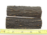 VINTAGE 4.12 x 1.375 INDIA SAMBAR STAG SCALE SLAB KNIFE MAKING HANDLE GRIP BLANK