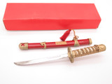 Vintage 1960s-70s Japan 7.5" Mini Miniature Samurai Katana Knife Letter Opener