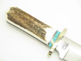 Custom LE #1 RRR Leroy Remer Schrade Bowie Knife Elk Stag Fixed Hunting Knife