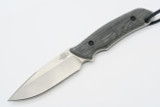The Attleboro USA CMPS35VN Stonewash Serrated Fixed Blade Tactical Hunting Knife