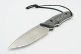 The Attleboro USA CMPS35VN Stonewash Serrated Fixed Blade Tactical Hunting Knife