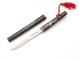 Vtg 1950s-60s (Seki) Japan 5.75 B Mini Japanese Katana Tanto Sword Letter Opener