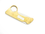 Vintage 80s Parker Imai Seki Japan 4" Redneck Brass Deer Folding Lockback Knife