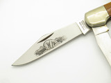 Vintage 1980s Parker Imai Seki Japan The Hunter 5.25" Smooth Bone Folding Knife