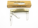 Vintage 1980s Parker Imai Seki Japan Stag 3.25" Stockman Folding Pocket Knife