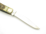 Vintage 1980s Parker Imai Seki Japan 4" Muskrat Flag Bone Folding Pocket Knife