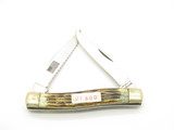 Vintage 1980s Parker Imai Seki Japan 4" Muskrat Flag Bone Folding Pocket Knife