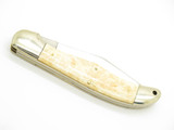 Vintage 1980s Parker Imai Seki Japan Hunter Large 5.25" Cow Bone Folding Knife