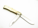 Vintage 1980s Parker Imai Seki Japan Smooth Bone 4.37" Trapper Folding Knife