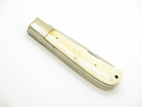Vintage 1980s Parker Imai Seki Japan Smooth Bone 4.37" Trapper Folding Knife
