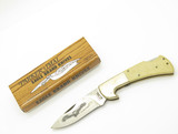 Vintage 1980s Parker Imai Seki Japan Micarta 4" Golden Eagle Folding Knife