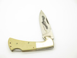 Vintage 1980s Parker Imai Seki Japan Micarta 4" Golden Eagle Folding Knife