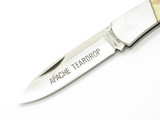 Vintage 1980s Parker Imai Seki Japan Bone 3.75" Apache Teardrop Folding Knife