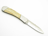Vintage 1980s Parker Imai Seki Japan Bone 3.75" Apache Teardrop Folding Knife