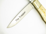 Vintage 1980s Parker Imai Seki Japan Trapper 4.37" Smooth Bone Folding Knife
