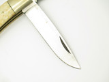 Vintage 1980s Parker Imai Seki Japan Trapper 4.37" Smooth Bone Folding Knife