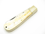 Vintage 1980s Parker Imai Seki Japan Trapper 4.37" Smooth Bone Folding Knife