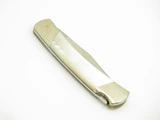 Vintage 1980s Parker Imai Seki Japan Leopard 3.75" Mother Of Pearl Folding Knife