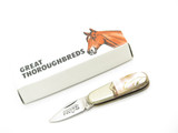 Vtg 1980s Parker Imai Seki Japan Folding Pigeon Forge Fats 2.25" Abalone Knife