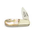 Vtg 1980s Parker Imai Seki Japan Folding Pigeon Forge Fats 2.25" Abalone Knife