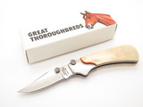 Vtg '80s Parker Benchmade Imai Seki Japan Bone Toplock Folding Pocket Knife