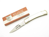 Vintage 1980s Parker Imai Seki Japan Leopard MOP 3.75" Folding Lockback Knife