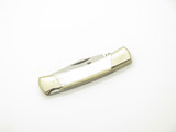 Vintage 1980s Parker Imai Seki Japan Leopard MOP 3.75" Folding Lockback Knife