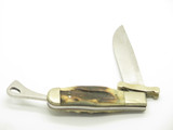 Vintage 1980s Parker Imai Seki Japan Prototype 5" Stag Folding Safety Knife